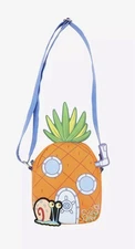 Bioworld SpongeBob SquarePants Pineapple House Figural Crossbody Bag BNWT