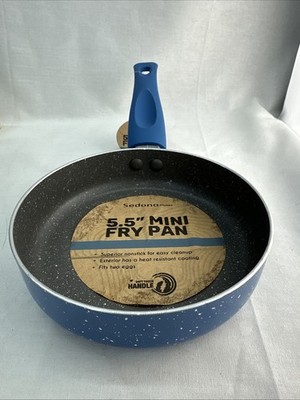 Sedona Kitchen 5.5  Mini Nonstick Fry Pan Egg Skillet Blue New w/ Tags