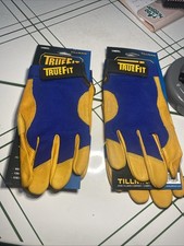  TWO PAIRS  Tillman 1480XL TrueFit Leather Top Grain Deerskin XL Gloves
