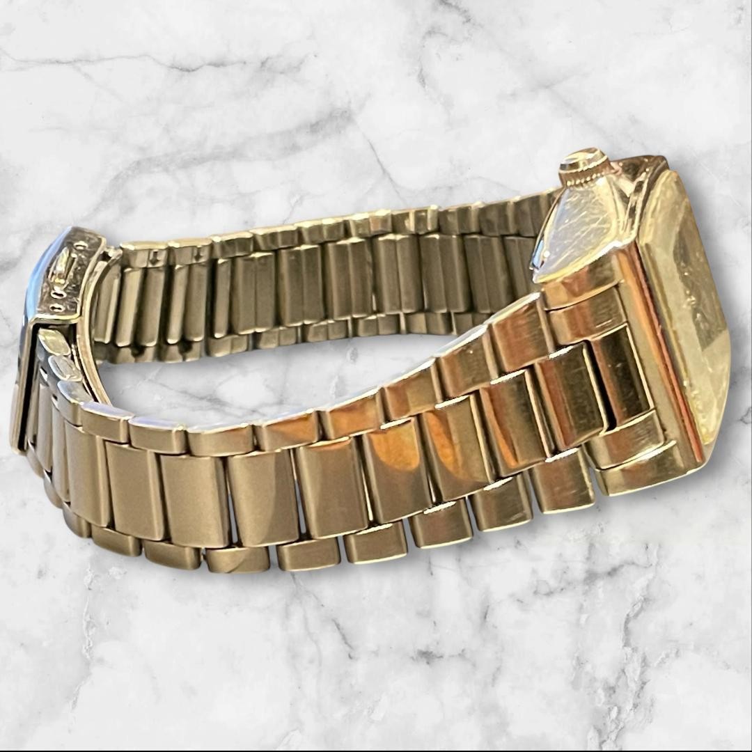 Orient 3 Star Automatic Square Black Dial Vintage… - image 5