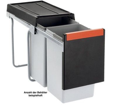 Franke SORTER CUBE 30 1 x 20 Liter, 1 x 10 Liter
