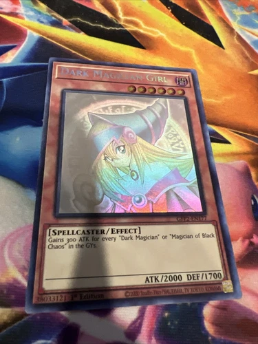 Yu-Gi-Oh! Dark Magician Girl Ghost Rare 1st Edition NM-M GFP2-EN177