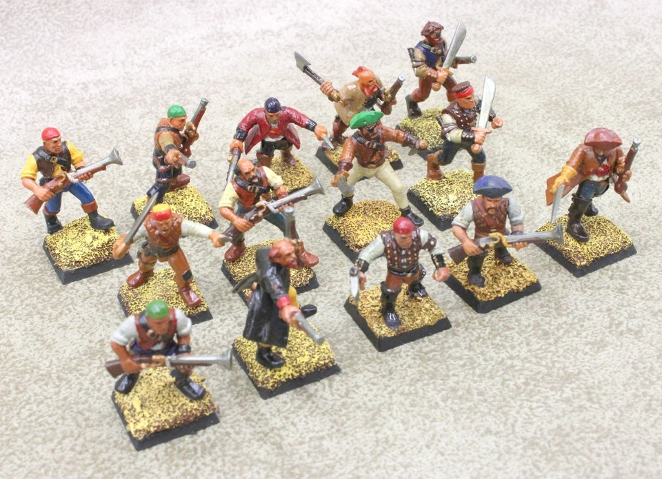 Empire Mordheim WARBAND x14 Human Militia Painted GW 35158 - Image 2 of 3