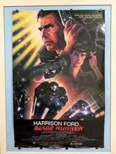 Blade Runner -DAMAGED- 1982 - Studio Original Rolled Movie Poster -S/S- 27x41"