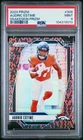 2024 Panini Prizm Football Snakeskin Audric Estime #306 PSA 9