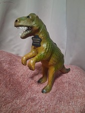 Vintage Brown Leather Wrapped T-Rex Dinosaur ...