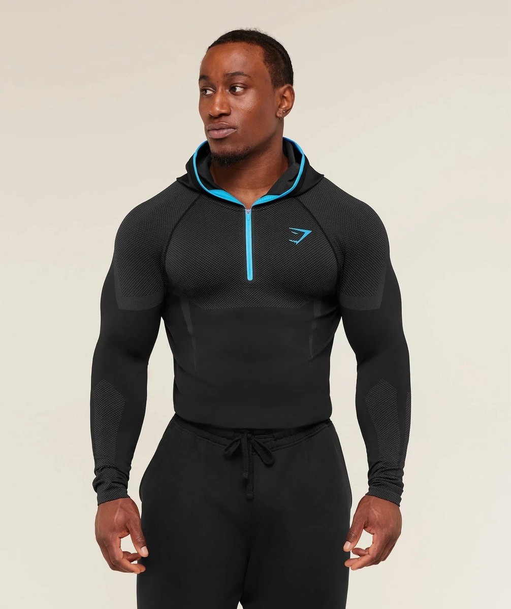  ONYX V5 Longsleeve GLAY Size：M NEW Gymshark Onyx 5.0 V5 Hoodie Onyx Grey sz Small ✓SHIPS IN 1