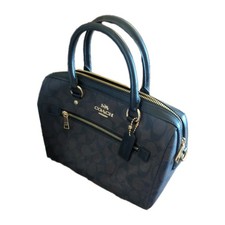 COACH ROWAN SATCHEL IN SIGNATURE CANVAS