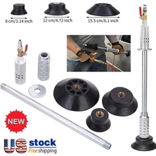 Steel Pneumatic Dent Puller Air Slide Hammer Car Depression Repair Tools w/3 Cup