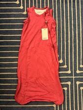 Quince Baby Sleep Sack Bamboo Rose Red 1.0 TOG Size Medium 6-18 Months Kyte NEW