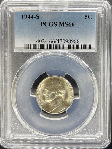 1944-S Jefferson Nickel MS66 PCGS (#PA47098988)