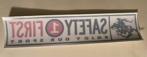 Winchester 'Safety First Enjoy Your Sport' Vintage Firearms Bumper Sticker