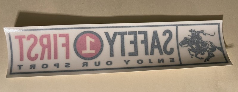 Winchester 'Safety First Enjoy Your Sport' Vintage Firearms Bumper Sticker