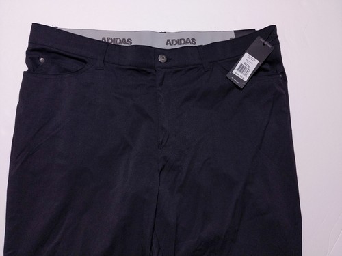 ADIDAS Golf 5 Pocket Performance Golf Pants Ultimate 365 Black 38 x 24 Short New - Picture 2 of 10