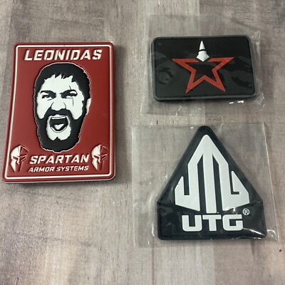 3 Morale Patches NRA SHOT Show Spartan Armor Systems Leonidas UTG Lead Star Arms