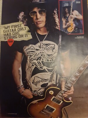 SLASH GUNS N ROSES / SILENOZ DIMMU BORGIR A4 POSTER METAL HAMMER MAGAZINE 
