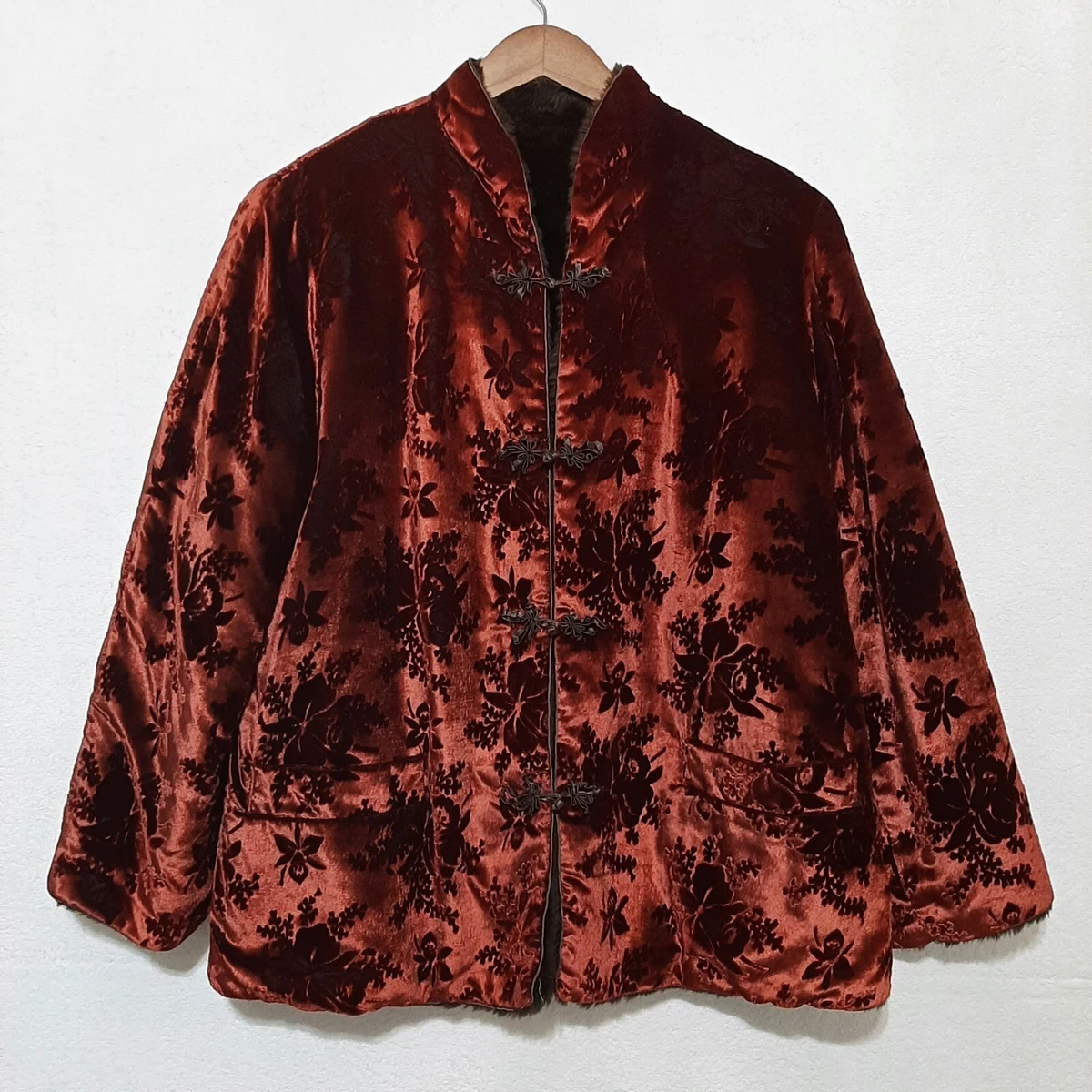 Faux velvet jacket clearance