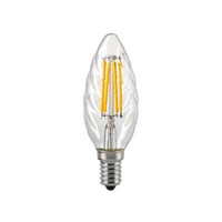 Sigor 4,5W Kerze Filament Gedreht Klar E14 470Lm 2700K Dimmbar Led Lampe CT35