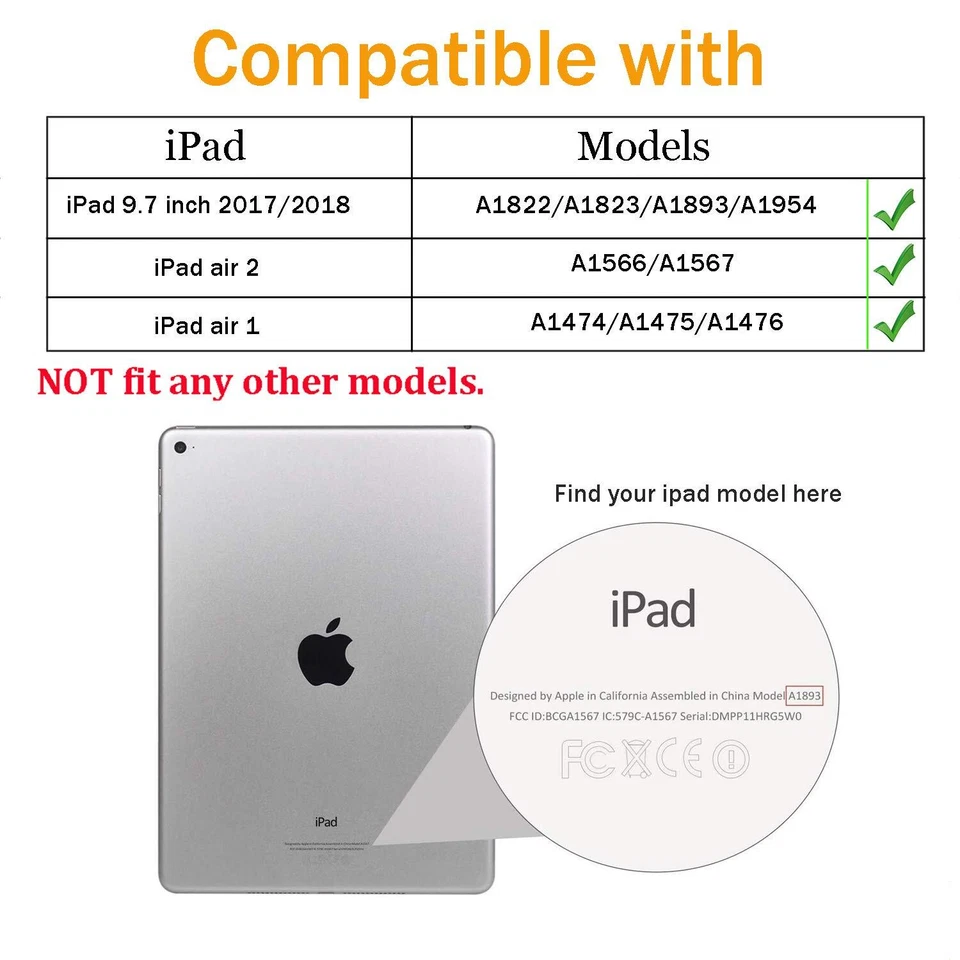 Étui Rotatif pour iPad 97" 6ème Génération 5ème Génération/iPad Air 2/iPad Ai... - Image 2 of 4