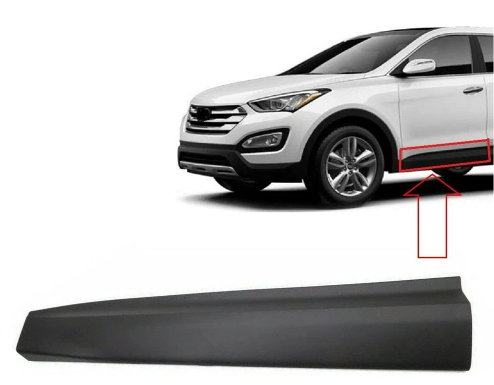 Decoración de moldura lateral de puerta OEM 8772-12W000CA FR/LH para Hyundai Santa Fe 2013~2017 Foto 2 de 3