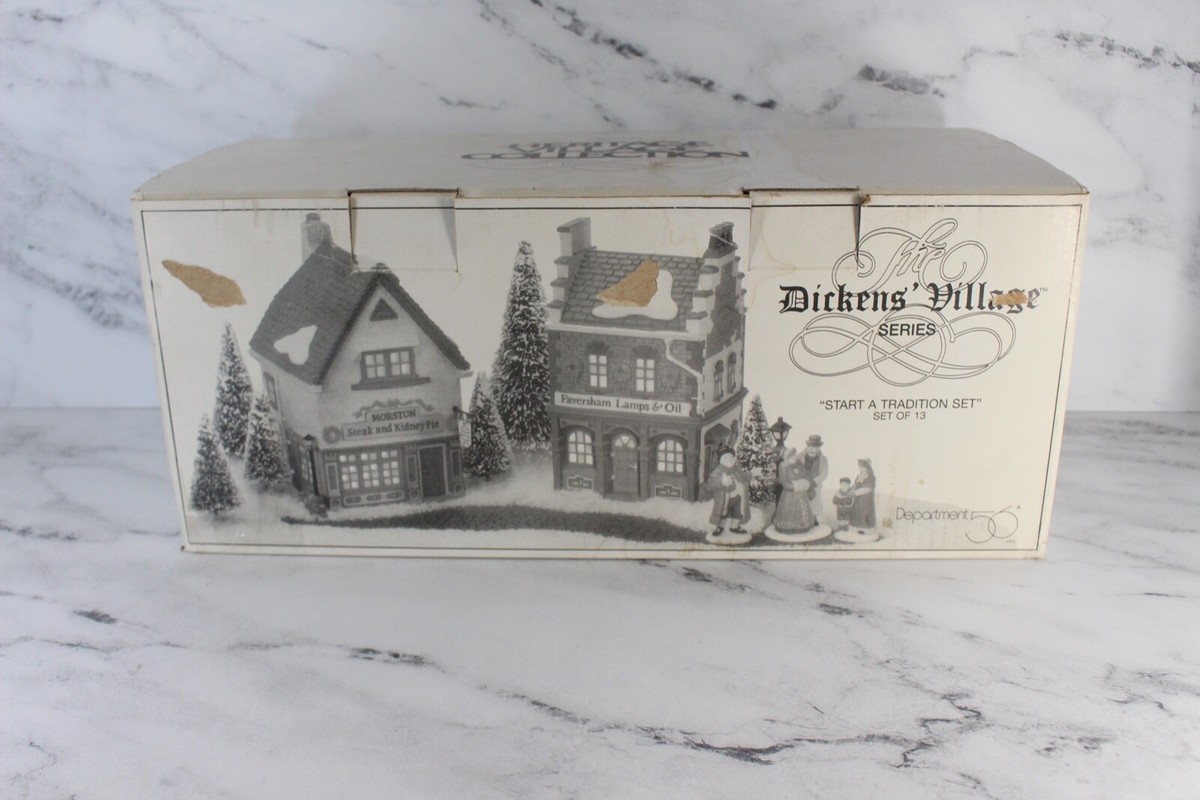 Dept. 56 Heritage Village/Dickens Series START A TRADITION Set/13