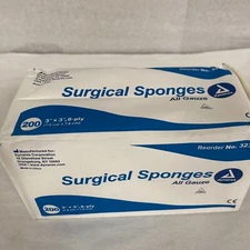 200 Surgical Gauze Sponges Dynarex 3 x 3 8 ply Bandages Wound Non-Sterile 3232