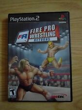 Fire Pro Wrestling Returns Sony PlayStation 2 PS2 LIKE NEW COMPLETE CIB FLAWLESS