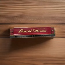 Vintage 32 Hole Parrot Harmonica