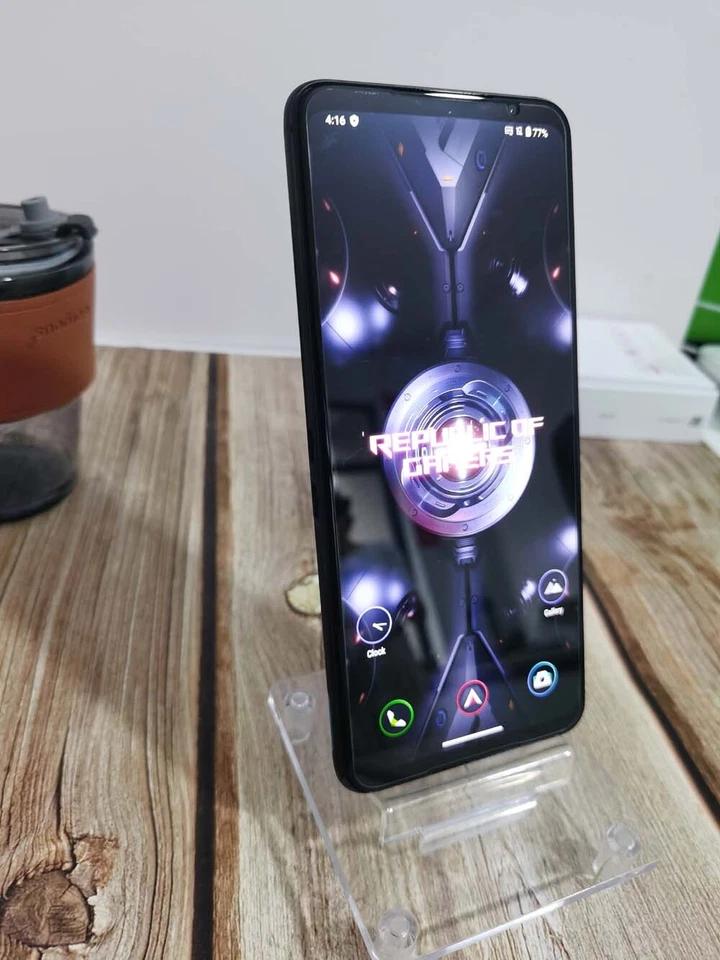 Telefone de jogo Asus ROG Phone 5 Snapdragon 888 128/256GB 5G 6,78" bom estado - Imagem 4 de 4