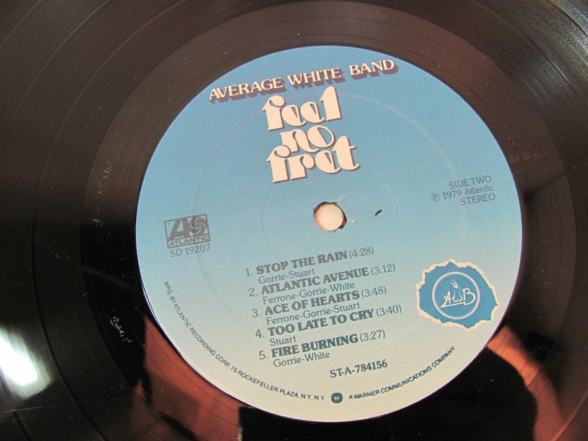 Average White Band Feel no Fret, Lp 1979 VG SD19207 Atlantic