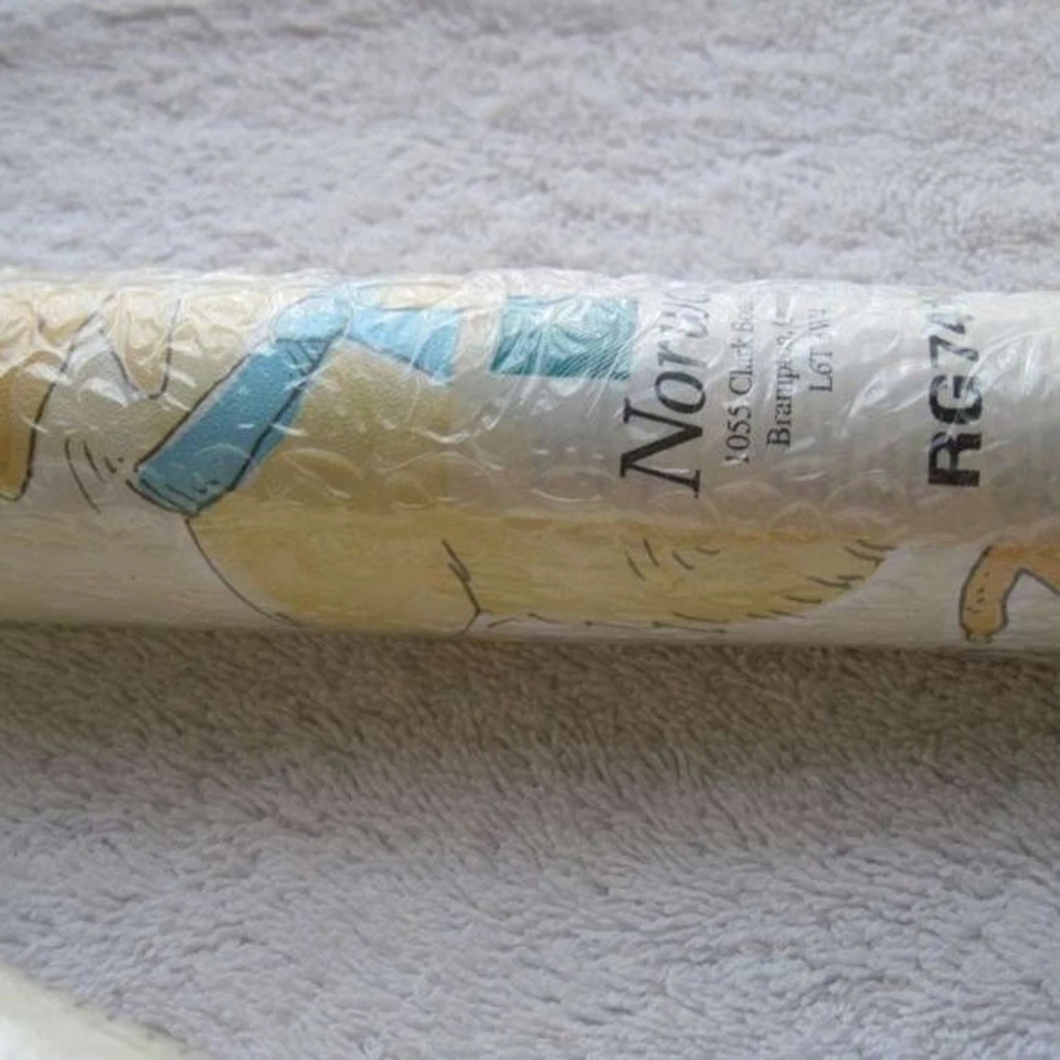 Papel tapiz Norwall Chicks vestidos pollos bebés preparados 5 yardas frontera Canadá Foto 2 de 4