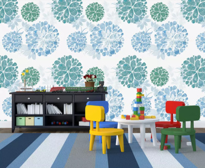 3D Green Imprint 9246 Wallpaper Mural Wall Print Wall Wallpaper Murals US Coco