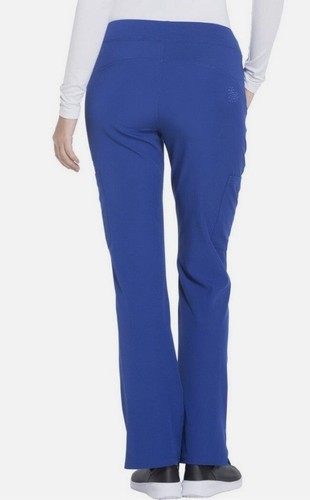 Heart Soul Damen Scrub Hose XXS royalblau niedriger Bund Gummibund modern neu mit Etikett - Bild 3 von 8