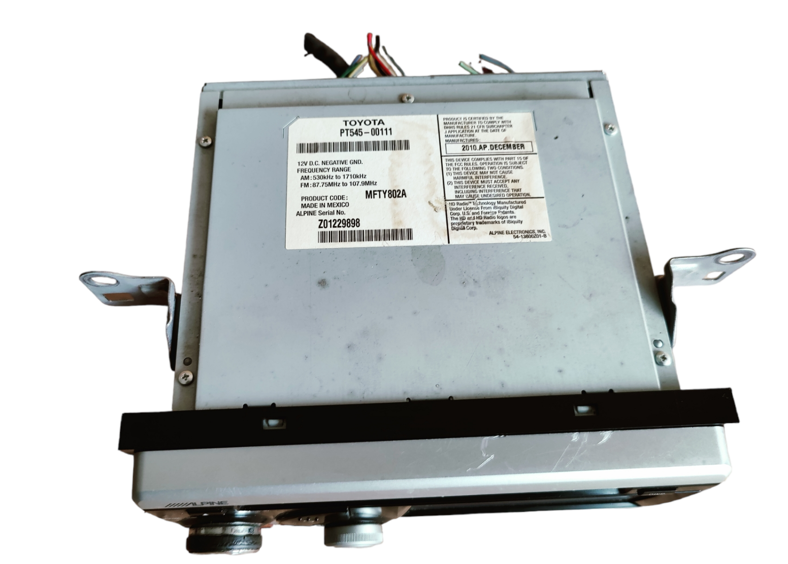 20082014 SCION tC xB xD DISPLAY NAVIGATION GPS STEREO CD RADIO AM FM