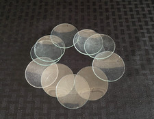 (10) Laboratory 2” Chemical Watch Glass Beaker Cover 50mm Outer Diameter Chipped