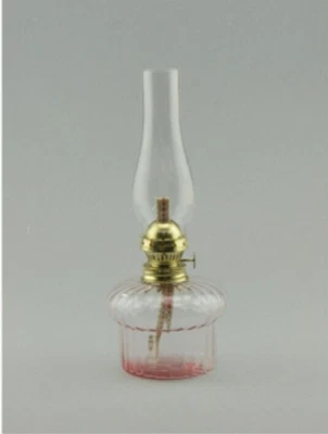 ALBERT ESTATE LTD Small Pink Oil Lamp