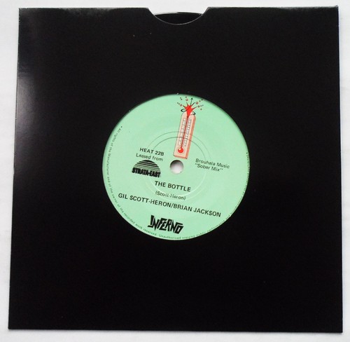 GIL SCOTT-HERON & BRIAN JACKSON - THE BOTTLE 7" VINYL 1980 INFERNO HEAT22 *VG* - Picture 2 of 4