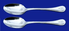 Towle NAUTICAL Sailboat Stainless Flatware -- Set of 2 Place Oval Soup Spoons