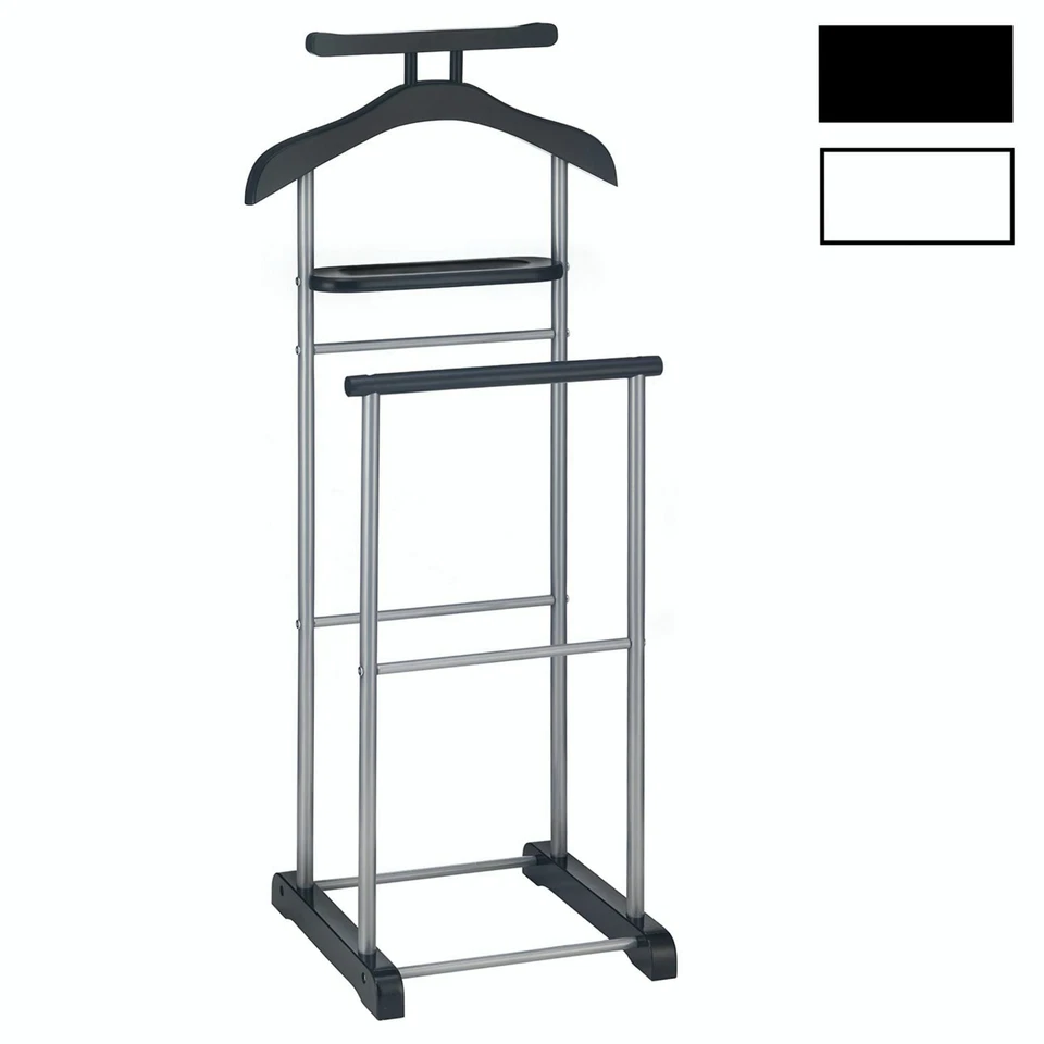 IDIMEX Valet de chambre ASSAM chevalet portant pour vêtements métal et MDF