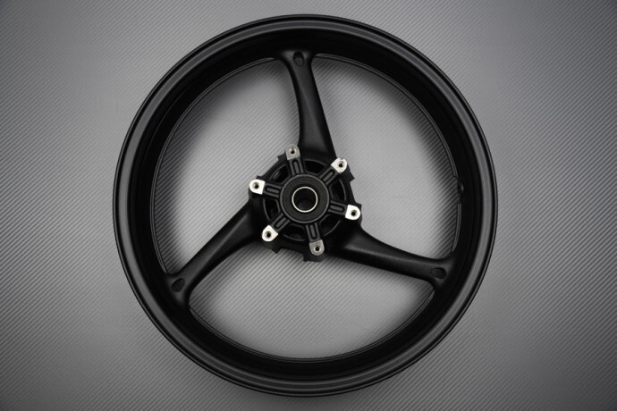 Roue et jante avant noire de moto Suzuki GSXR 1000 2012-2016