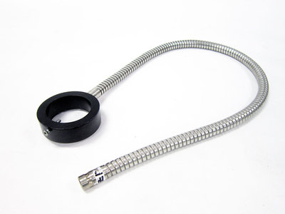 MICROSCOPE 3 INCH DIAMETER FLEXIBLE FIBER OPTIC RING LIGHT 33'' LONG ILLUMINATOR