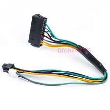 12" ATX Main 24-Pin to 6-Pin PSU Power Adapter Cable 18AWG for HP Z220 Z230 Z340