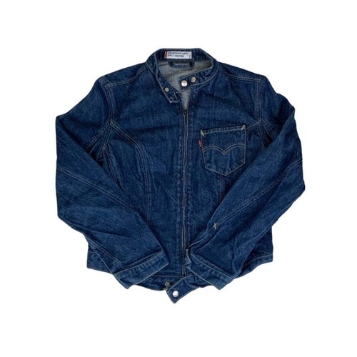 Vintage 90s Levis Engineered Jeans Zip-Up Denim Jacket 8 10 - 第 1/3 張圖片