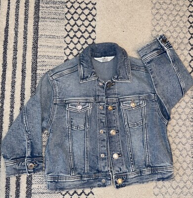 H&M Denim Jean Jacket Kid's Size 4 Light Wash