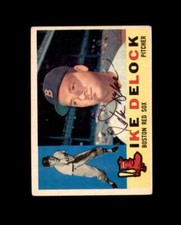 Ike Delock Signed 1960 Topps Boston Red Sox Autograph