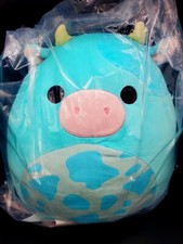 16 Tuluck the Blue Cow Squishmallow Easter 2023 Ultra Rare NWT