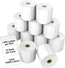 2"x1" Direct Thermal Barcode SKU Labels for Rollo Zebra LP2824 LP2422 12 Rolls