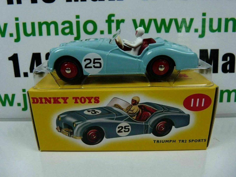 DT208 Voiture 1/43 réédition DINKY TOYS DeAgostini : TRIUMPH TR2 sports - Photo 2/3