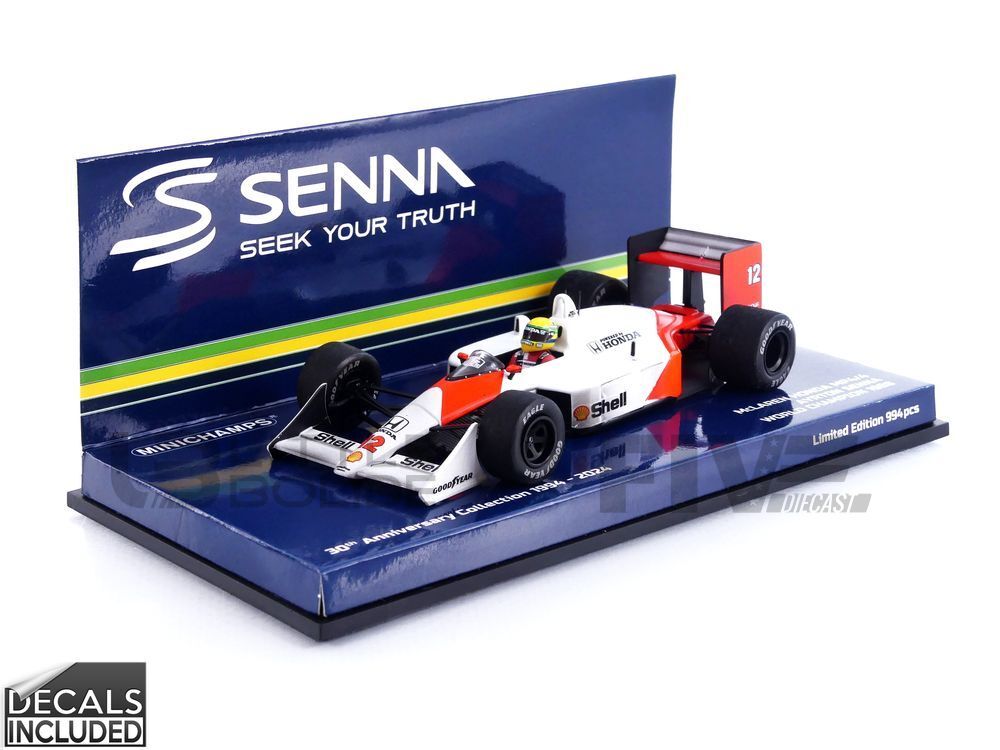 ミニカー MINICHAMPS McLaren MP4/4 A Senna 1/43 Minichamps 1:43 McLaren MP4/5B Ayrton Senna. : r/f1models
