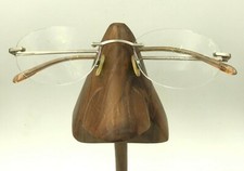 Vintage Concepts In Optics Inc Nino Balli Stain Gold Oval Sunglasses FRAMES ONLY